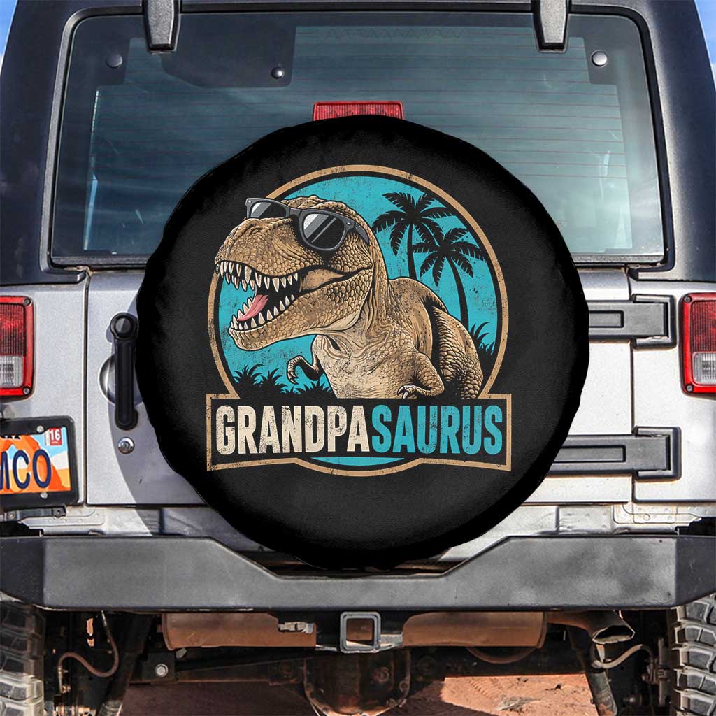 Dinosaur Grandfather Spare Tire Cover Funny Grandpasaurus Fathers Day Family Matching