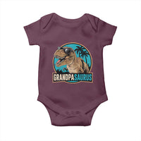 Dinosaur Grandfather Baby Onesie Funny Grandpasaurus Fathers Day Family Matching