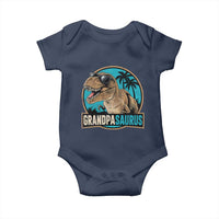 Dinosaur Grandfather Baby Onesie Funny Grandpasaurus Fathers Day Family Matching
