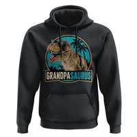 Dinosaur Grandfather Hoodie Funny Grandpasaurus Fathers Day Family Matching