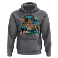 Dinosaur Grandfather Hoodie Funny Grandpasaurus Fathers Day Family Matching