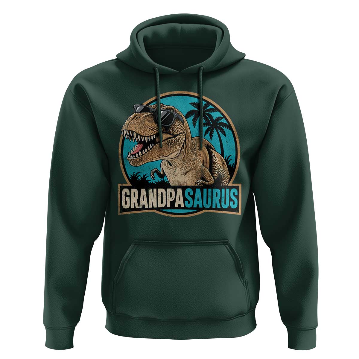 Dinosaur Grandfather Hoodie Funny Grandpasaurus Fathers Day Family Matching