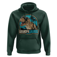 Dinosaur Grandfather Hoodie Funny Grandpasaurus Fathers Day Family Matching