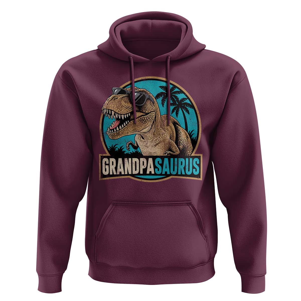 Dinosaur Grandfather Hoodie Funny Grandpasaurus Fathers Day Family Matching