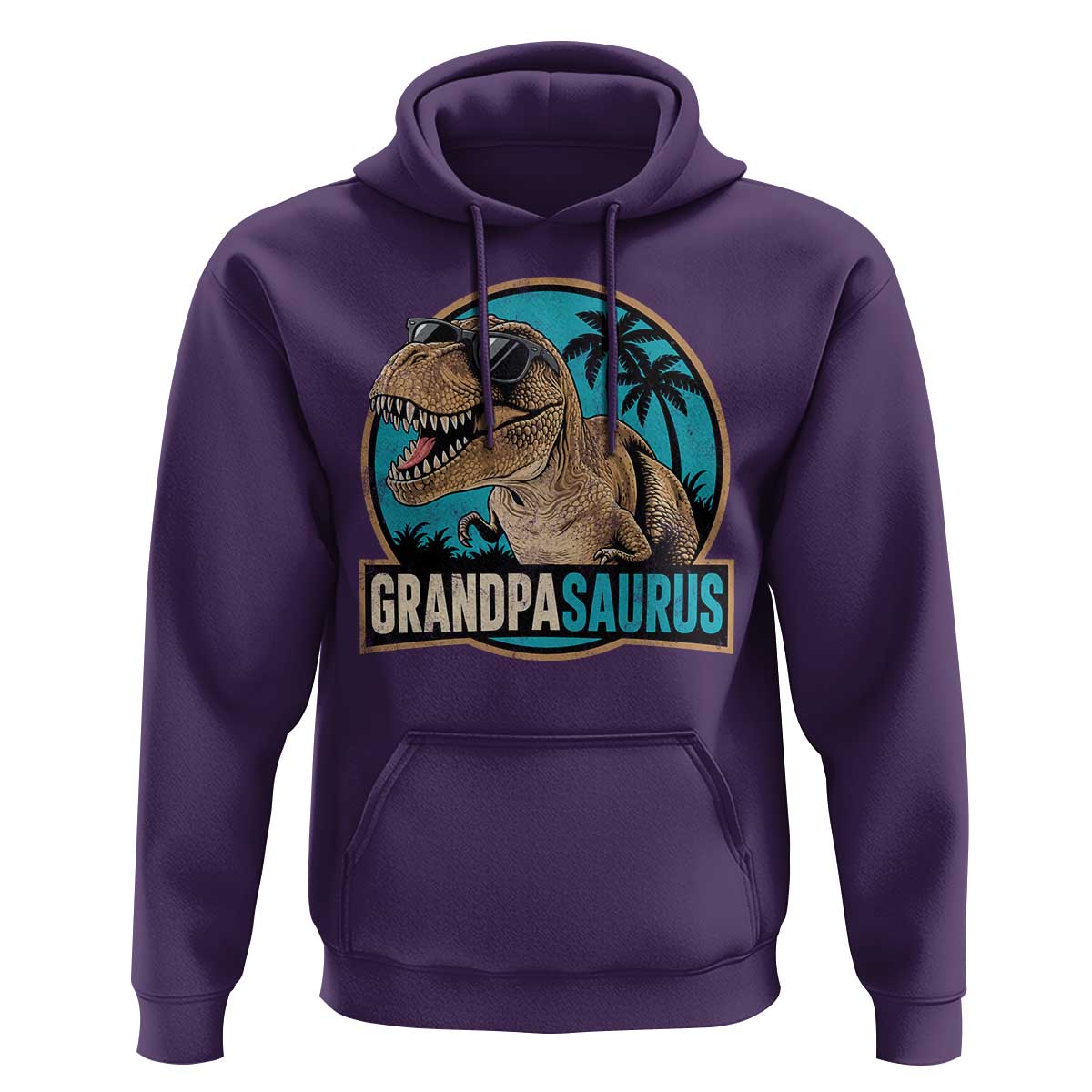 Dinosaur Grandfather Hoodie Funny Grandpasaurus Fathers Day Family Matching