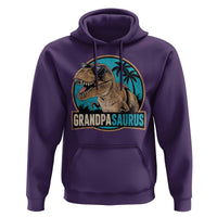 Dinosaur Grandfather Hoodie Funny Grandpasaurus Fathers Day Family Matching