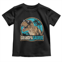 Dinosaur Grandfather Toddler T Shirt Funny Grandpasaurus Fathers Day Family Matching