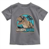 Dinosaur Grandfather Toddler T Shirt Funny Grandpasaurus Fathers Day Family Matching