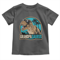 Dinosaur Grandfather Toddler T Shirt Funny Grandpasaurus Fathers Day Family Matching