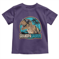 Dinosaur Grandfather Toddler T Shirt Funny Grandpasaurus Fathers Day Family Matching