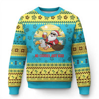 Funny Xmas In July Ugly Christmas Sweater No Cookies Just Beer Santa Summer Season Eagle Float - Wonder Print Shop