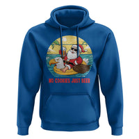 Funny Christmas In July Hoodie No Cookies Just Beer Santa Summer Season Eagle Float - Wonder Print Shop