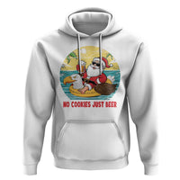 Funny Christmas In July Hoodie No Cookies Just Beer Santa Summer Season Eagle Float - Wonder Print Shop