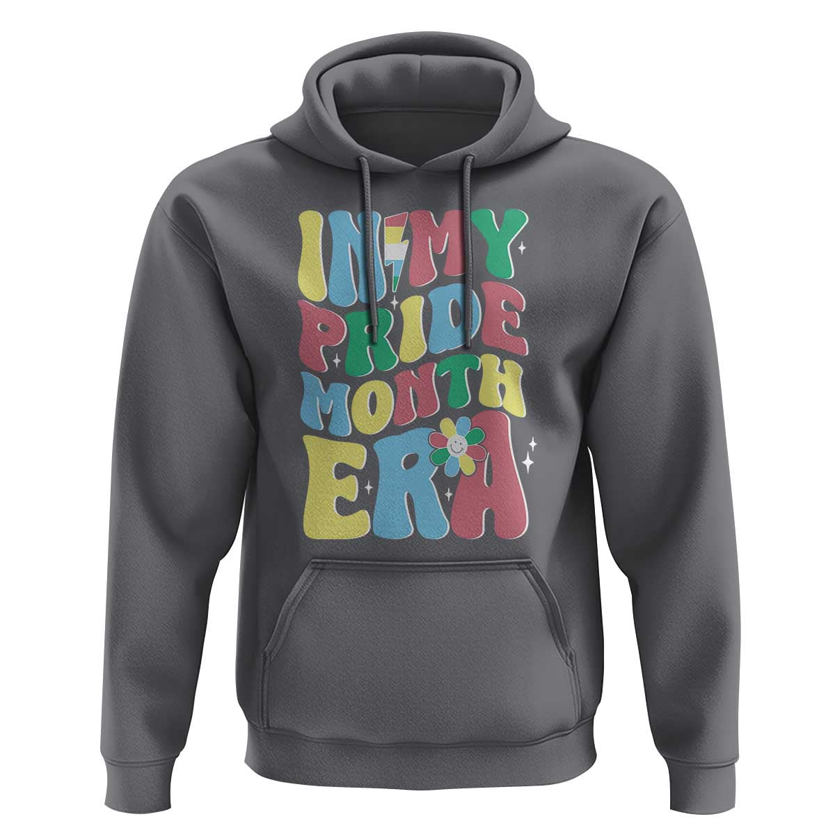 Disability Pride Month Hoodie In My Pride Month Era Retro Groovy Flower - Wonder Print Shop