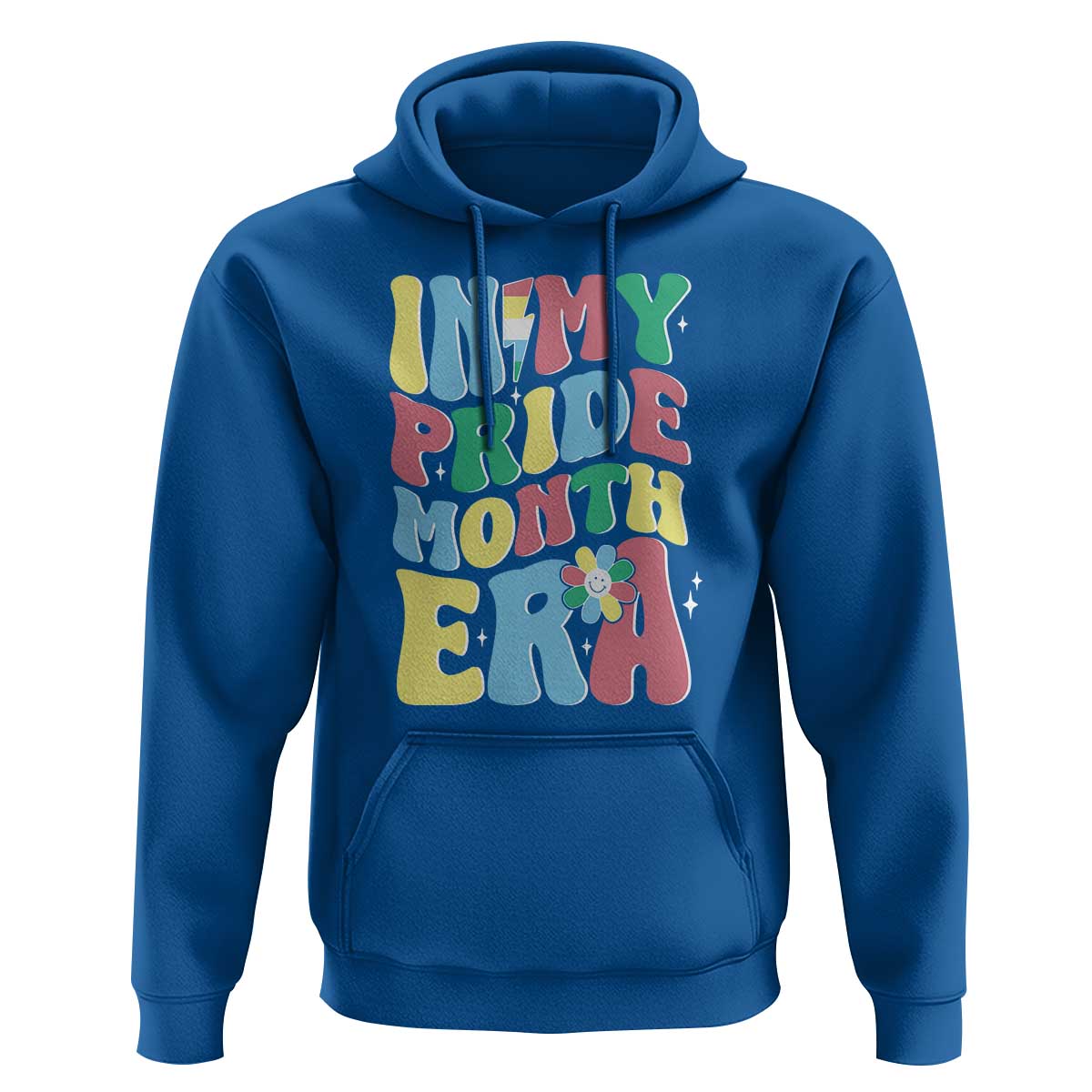Disability Pride Month Hoodie In My Pride Month Era Retro Groovy Flower - Wonder Print Shop