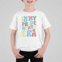 Disability Pride Month T Shirt For Kid In My Pride Month Era Retro Groovy Flower - Wonder Print Shop