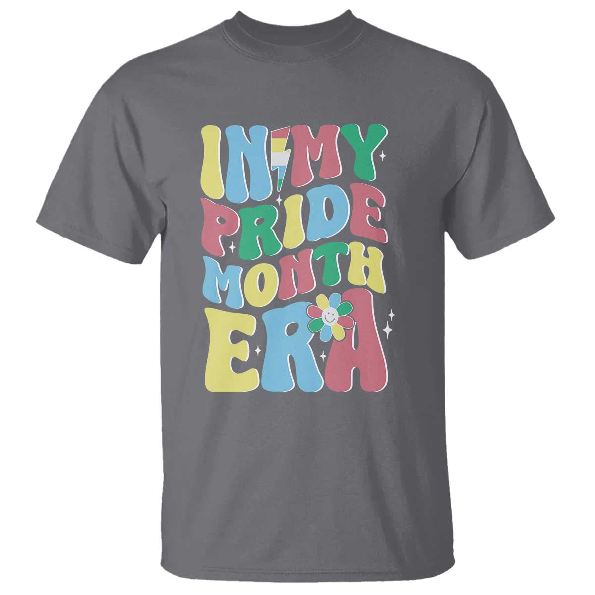 Disability Pride Month T Shirt In My Pride Month Era Retro Groovy Flower - Wonder Print Shop