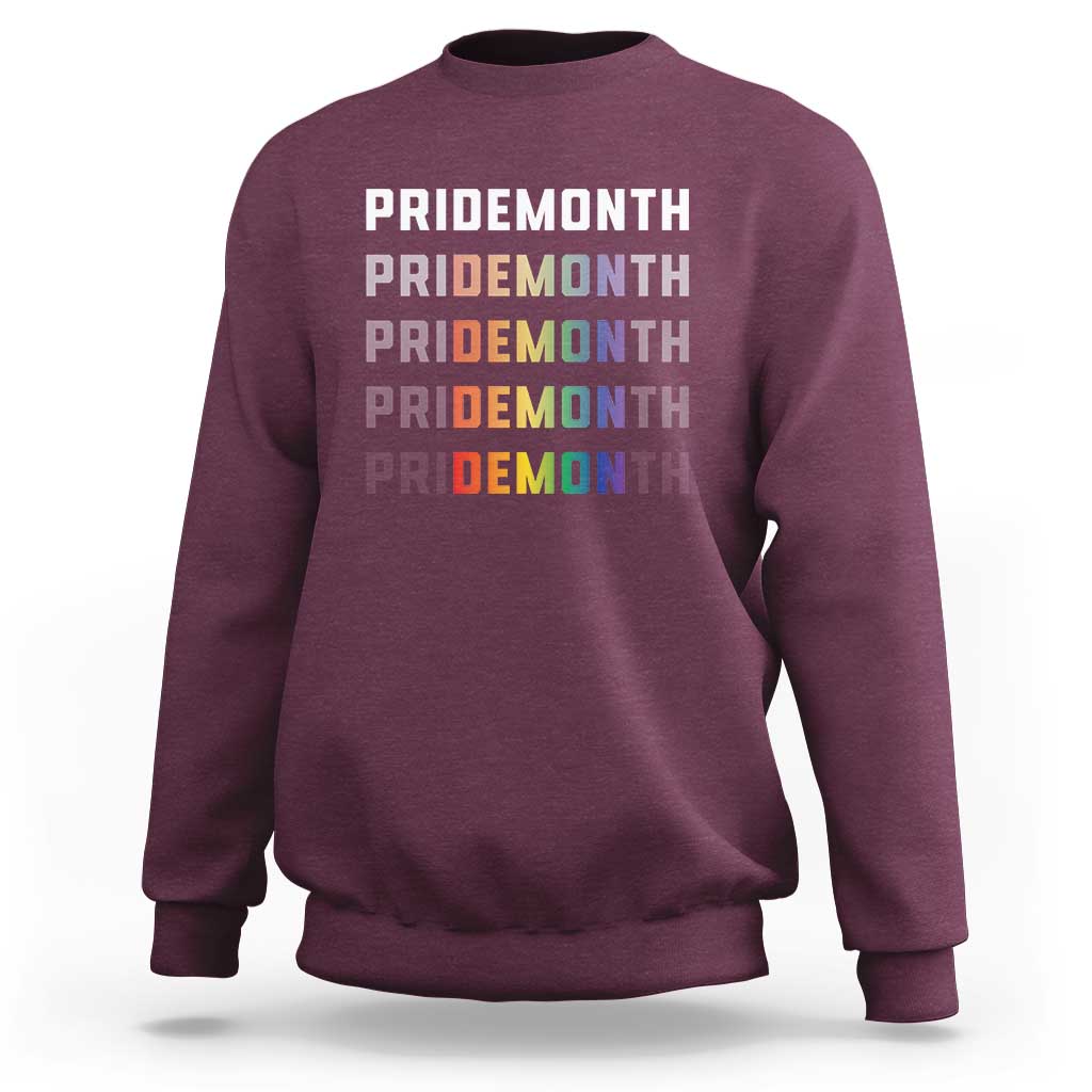 LGBT Pride Month Sweatshirt LGBT Supporter - Wonder Print Shop