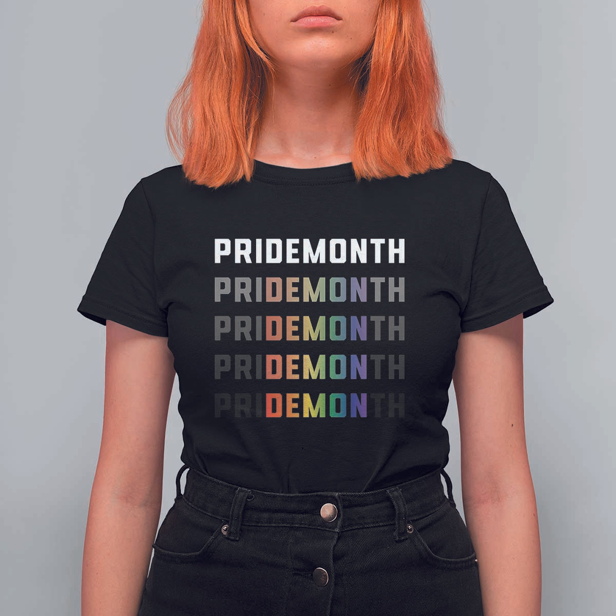 LGBT Pride Month T Shirt For Women LGBT Supporter - Wonder Print Shop