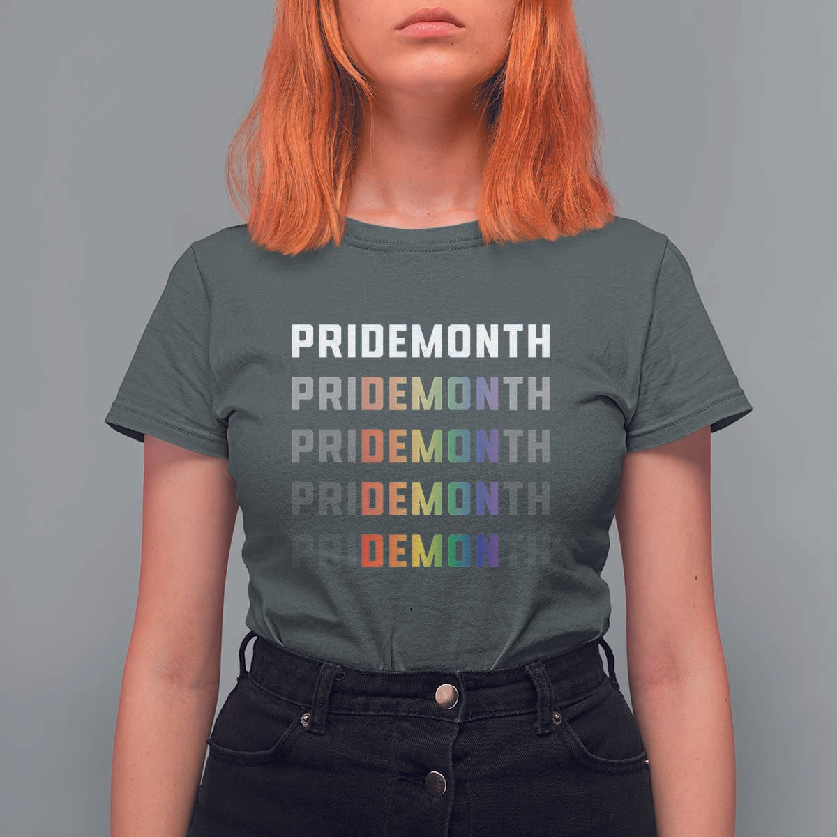 LGBT Pride Month T Shirt For Women LGBT Supporter - Wonder Print Shop