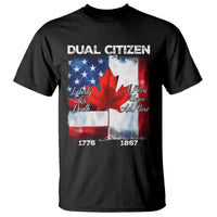 Funny Canadian American T Shirt Dual Citizen Liberty Or Death A Mari Usque Ad Mare - Wonder Print Shop