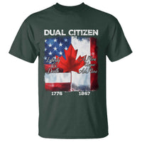 Funny Canadian American T Shirt Dual Citizen Liberty Or Death A Mari Usque Ad Mare - Wonder Print Shop