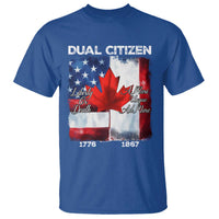 Funny Canadian American T Shirt Dual Citizen Liberty Or Death A Mari Usque Ad Mare - Wonder Print Shop