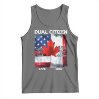Funny Canadian American Tank Top Dual Citizen Liberty Or Death A Mari Usque Ad Mare - Wonder Print Shop