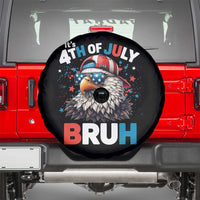 Funny Eagle It's 4th Of July Bruh Spare Tire Cover Patriotic Bald Eagle American Flag - Wonder Print Shop