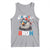 Funny Eagle It's 4th Of July Bruh Tank Top Patriotic Bald Eagle American Flag - Wonder Print Shop