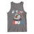 Funny Eagle It's 4th Of July Bruh Tank Top Patriotic Bald Eagle American Flag - Wonder Print Shop