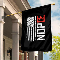Funny Nope No Kings Vintage American Flag Garden Flag - Wonder Print Shop