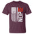 Funny Nope No Kings Vintage American Flag T Shirt - Wonder Print Shop