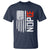 Funny Nope No Kings Vintage American Flag T Shirt - Wonder Print Shop