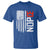 Funny Nope No Kings Vintage American Flag T Shirt - Wonder Print Shop