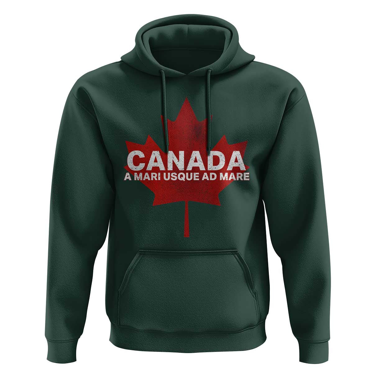 Funny Canada A Mari Usque Ad Mare Hoodie Canadian Flag Patriotic - Wonder Print Shop