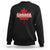 Funny Canada A Mari Usque Ad Mare Sweatshirt Canadian Flag Patriotic - Wonder Print Shop