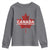 Funny Canada A Mari Usque Ad Mare Youth Sweatshirt Canadian Flag Patriotic - Wonder Print Shop