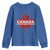 Funny Canada A Mari Usque Ad Mare Youth Sweatshirt Canadian Flag Patriotic - Wonder Print Shop