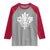 Funny Proud Canadian Canada Day 1867 Raglan Shirt Vintage Maple Leaf - Wonder Print Shop