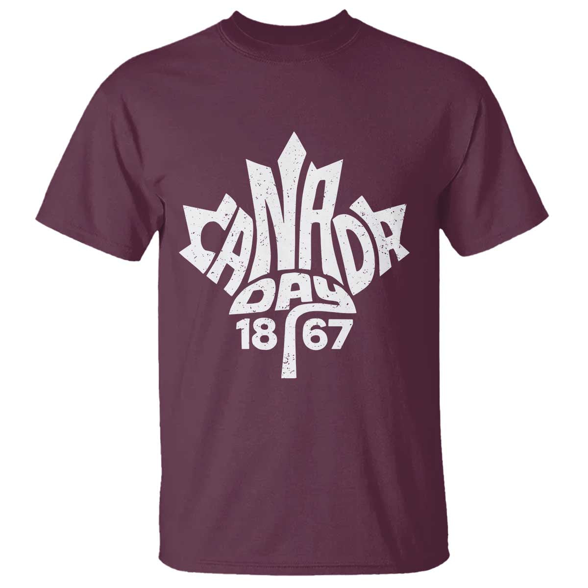 Funny Proud Canadian Canada Day 1867 T Shirt Vintage Maple Leaf - Wonder Print Shop