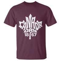 Funny Proud Canadian Canada Day 1867 T Shirt Vintage Maple Leaf - Wonder Print Shop