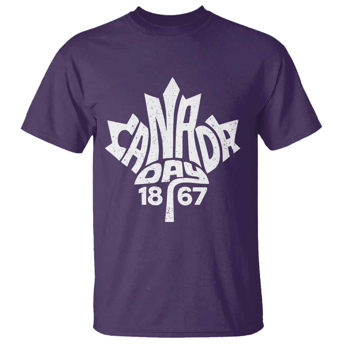 Funny Proud Canadian Canada Day 1867 T Shirt Vintage Maple Leaf - Wonder Print Shop