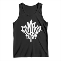 Funny Proud Canadian Canada Day 1867 Tank Top Vintage Maple Leaf - Wonder Print Shop