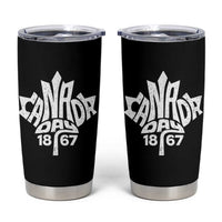 Funny Proud Canadian Canada Day 1867 Tumbler Cup Vintage Maple Leaf - Wonder Print Shop