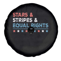Stars Stripes And Equal Rights Spare Tire Cover 4th Of July Women's Rights - Wonder Print Shop