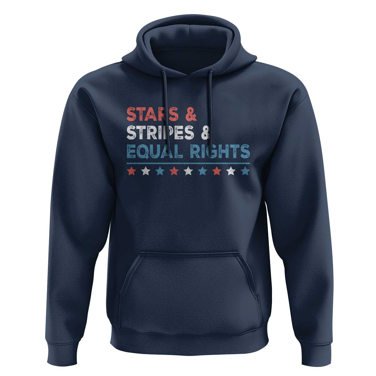 Stars Stripes And Equal Rights Hoodie 4th Of July Women's Rights - Wonder Print Shop