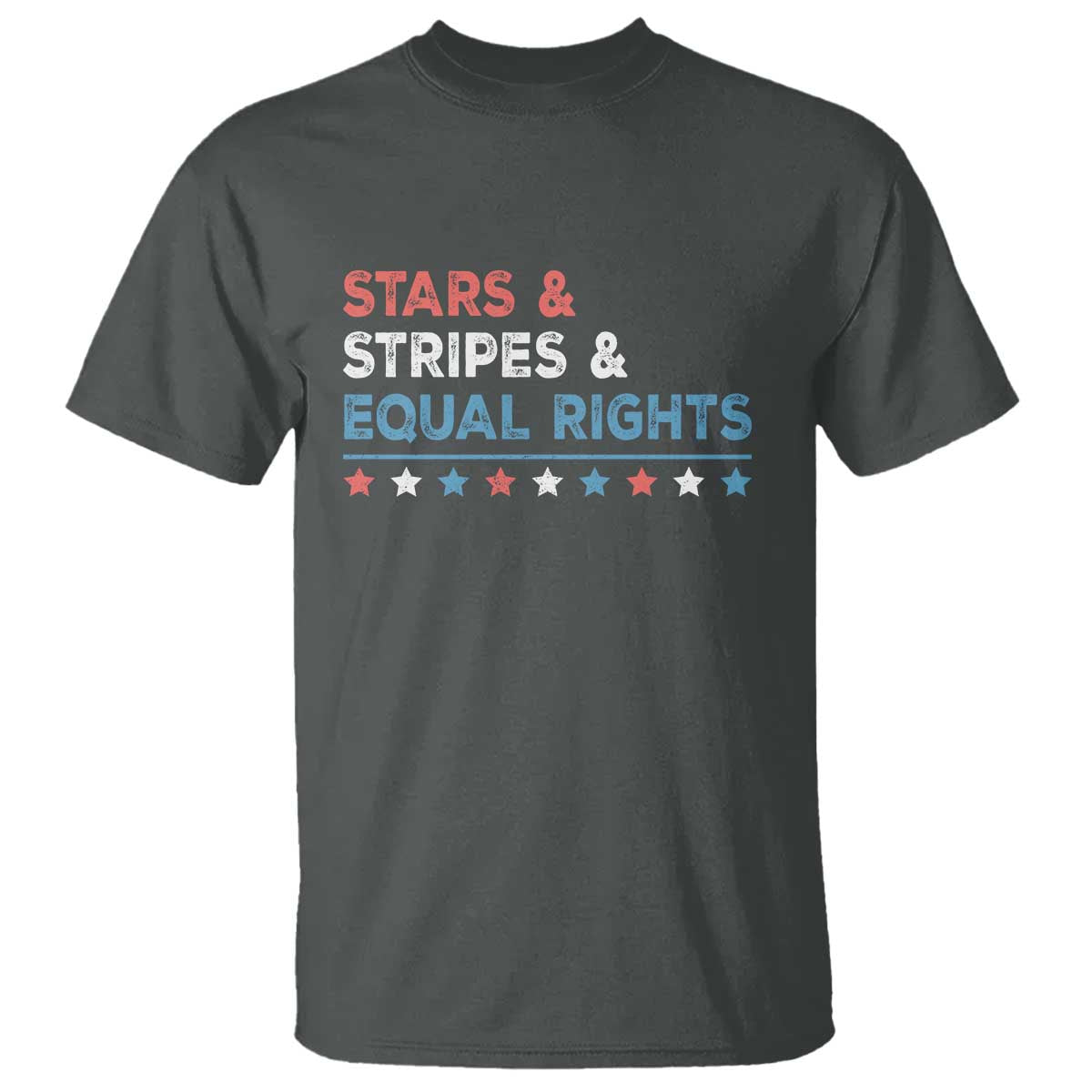 Stars Stripes And Equal Rights T Shirt 4th Of July Women's Rights - Wonder Print Shop