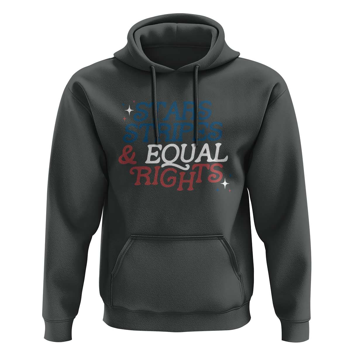 Stars Stripes And Equal Rights Hoodie 4th Of July Liberal American - Wonder Print Shop
