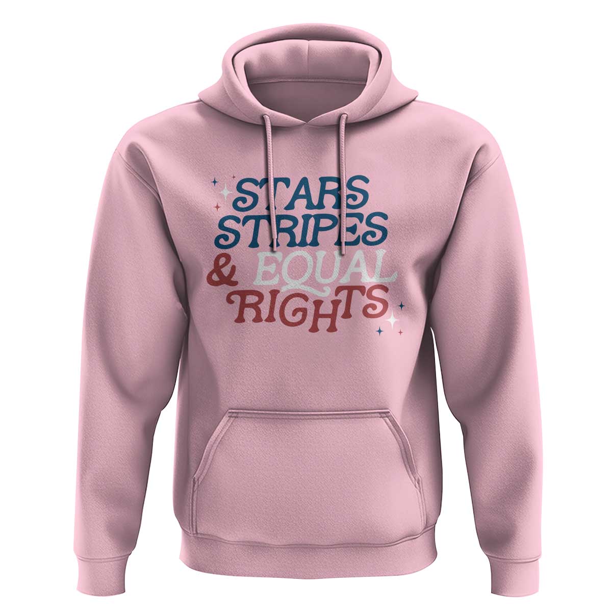 Stars Stripes And Equal Rights Hoodie 4th Of July Liberal American - Wonder Print Shop